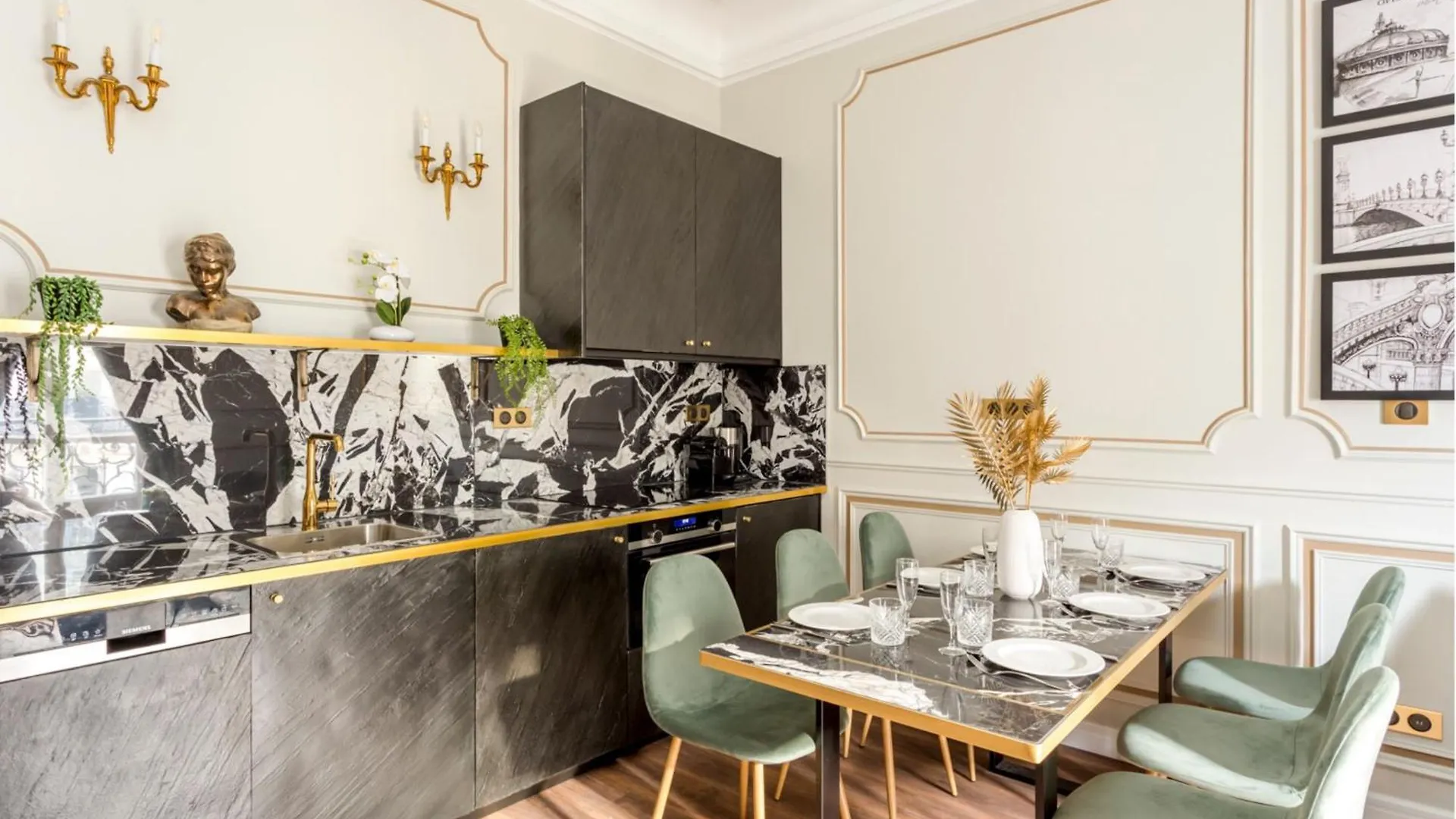 Apartment Merveil - Luxury Suite - Opera - Septembre II Paris France
